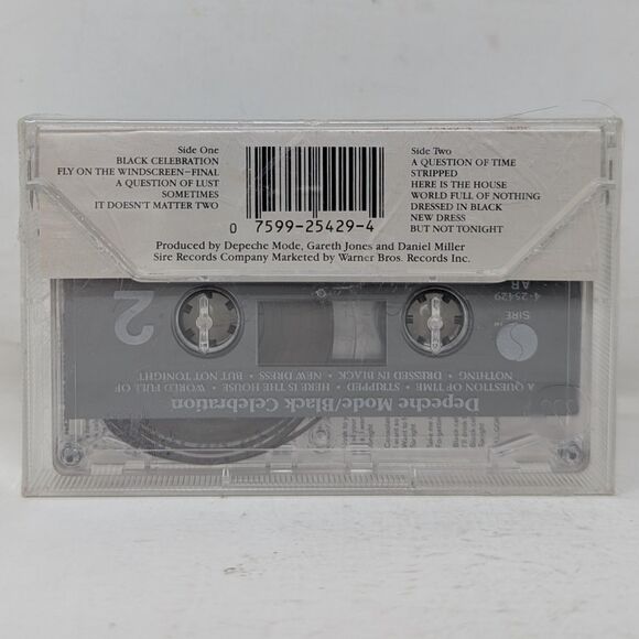 New Depeche Mode - Black Celebration 1986 Cassette Tape - Sire Records - Picture 2 of 5